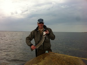 Glad fiskare